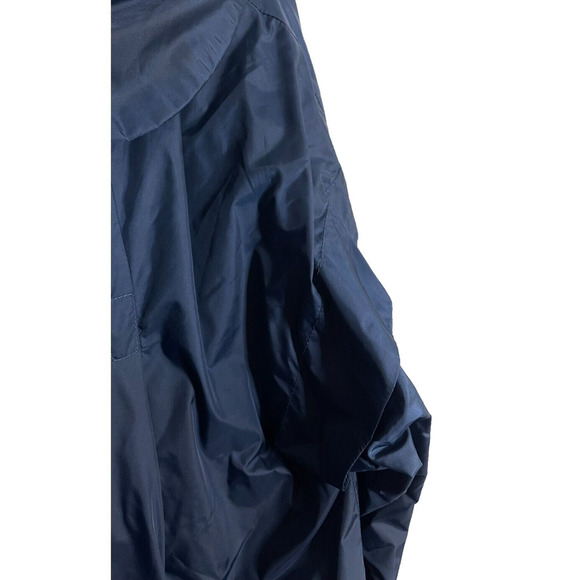 La Petite Robe di Chiara Boni Jacket L Navy Blue Slouchy Fit Trench Windbreaker - Picture 7 of 8